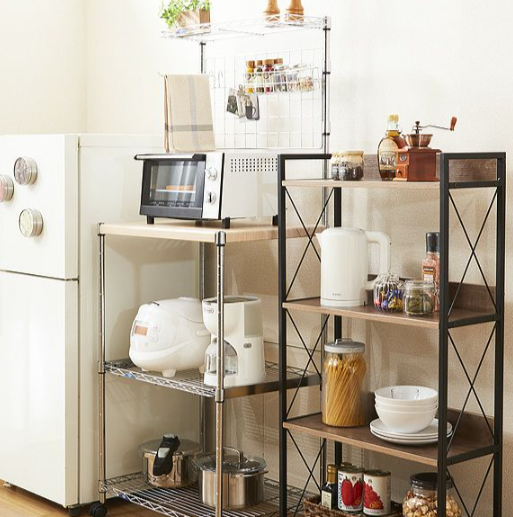 キッチン特化のめずらしいラック ルミナスフィール